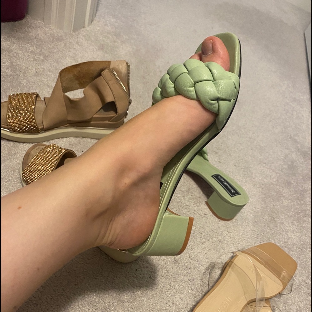 NEW low heel sandals